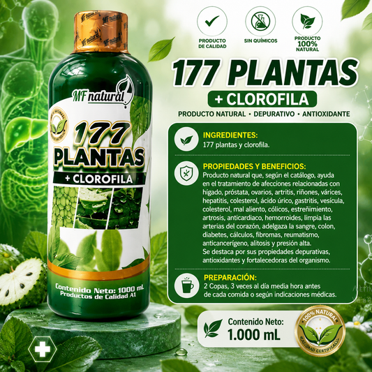 177 Plantas + Clorofila