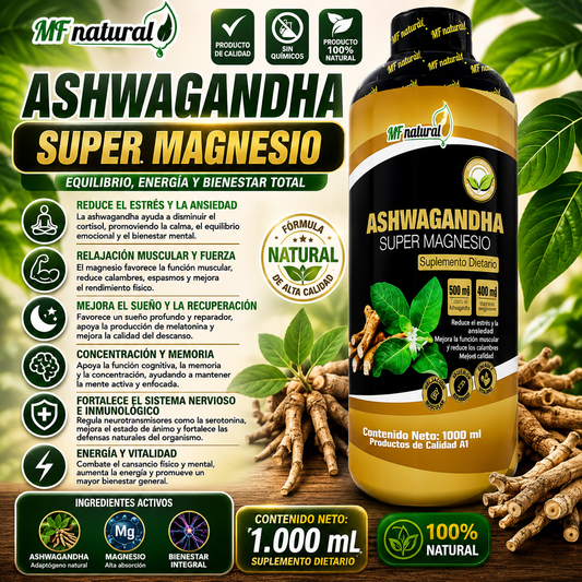 Ashwagandha + Súper Magnesio