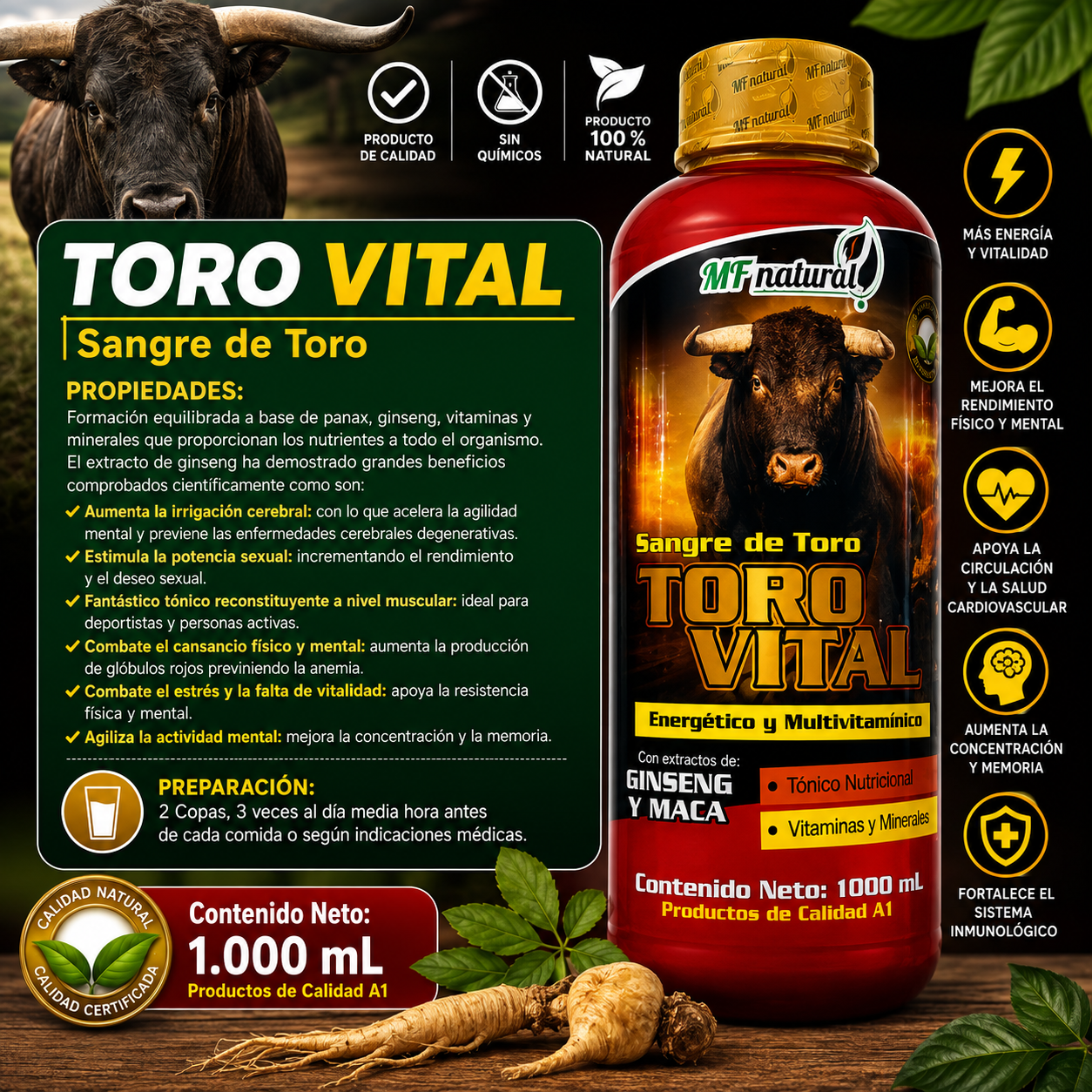 Toro Vital – Sangre de Toro