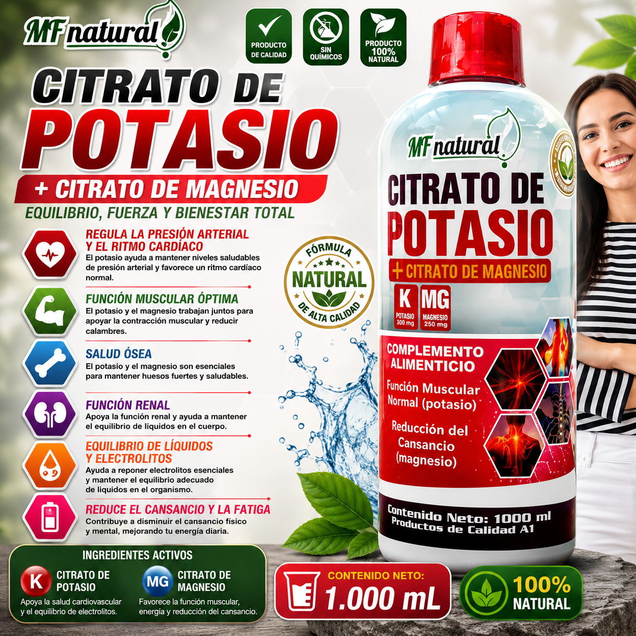 Citrato de Potasio + Magnesio